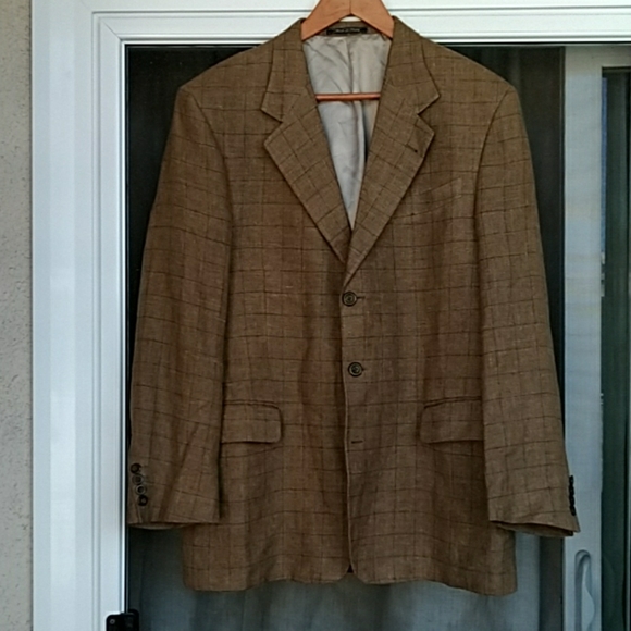 Sports Jacket 100%Pure Linen by Mickey Spa…
